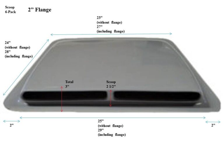 Scoop, Six Pack AAR Quality Fiberglass